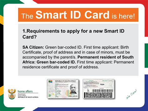 id smart card requirements|documents needed for an id.